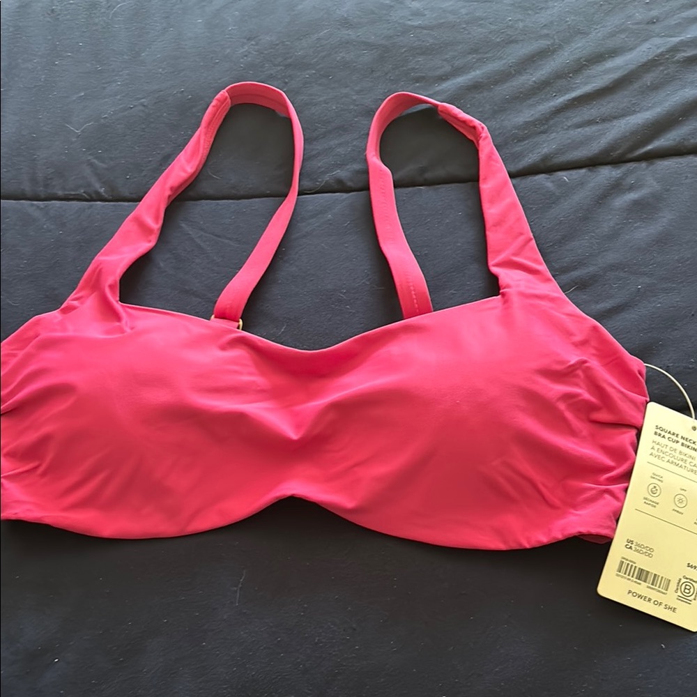Vibrant Pink Bikini Top - Athleta New w/ tag